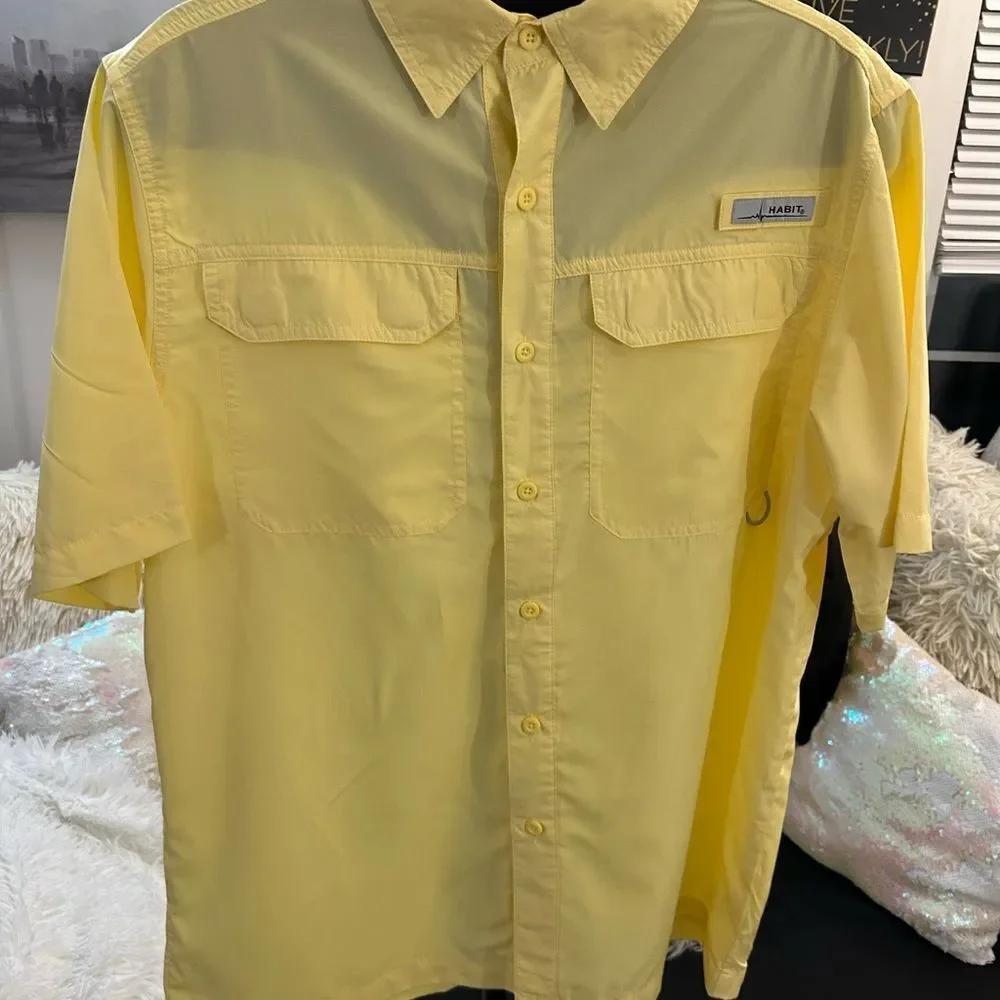 Habitat Wind breaker style button up shirt - Picture 2 of 8